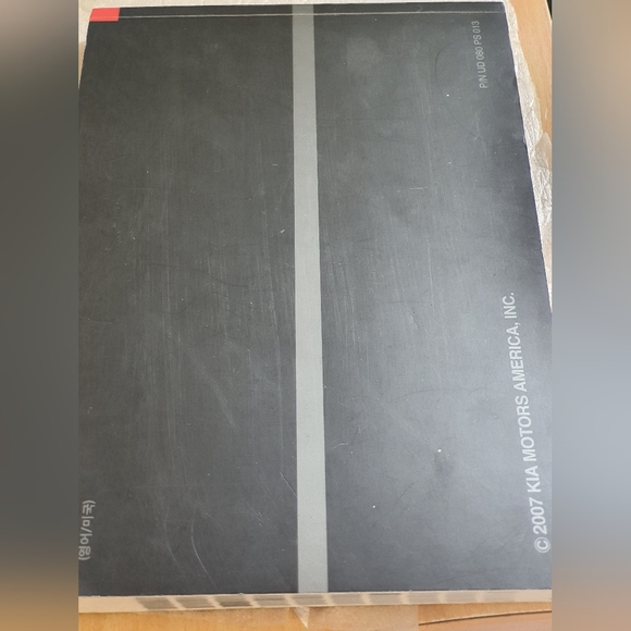 2007 Kia Spectra Owner's Manual - Picture 3 of 3